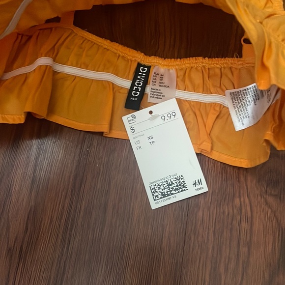 H&M Orange Crop Tank Top - Picture 3 of 3